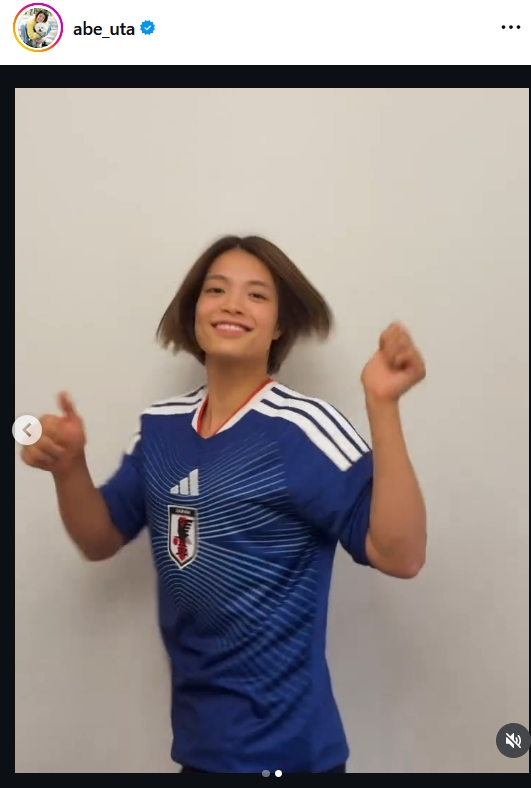 阿部詩のインスタグラムから