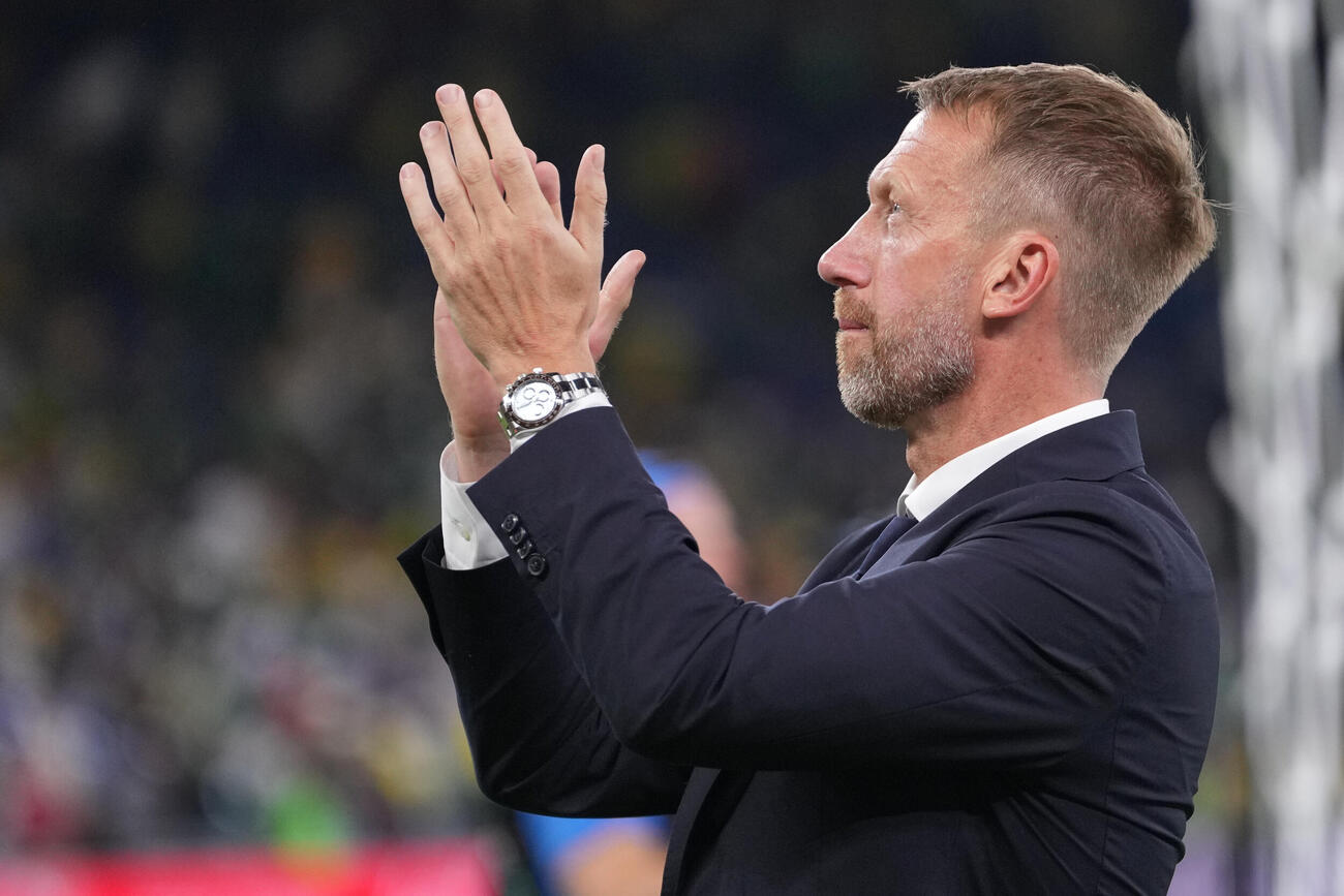 スウェーデン代表のグレアム・ポッター監督（AP）