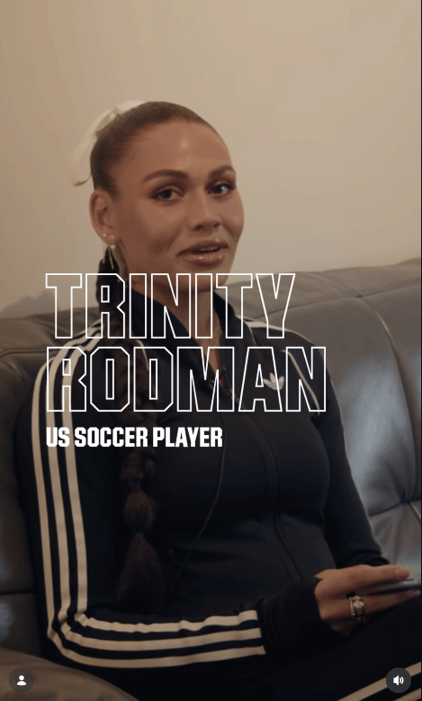 トリニティー・ロッドマンのインスタグラムから