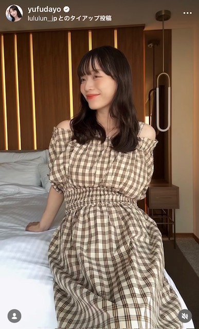 由布菜月インスタグラムから