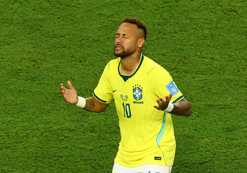 ネイマール、4度目のW杯出場 2年8カ月ぶりブラジル代表復帰
