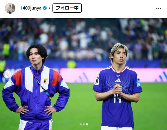 伊東純也のインスタグラムから