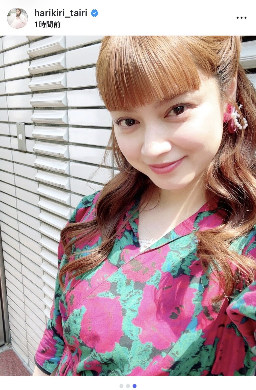 インスタグラムを更新した平愛梨
