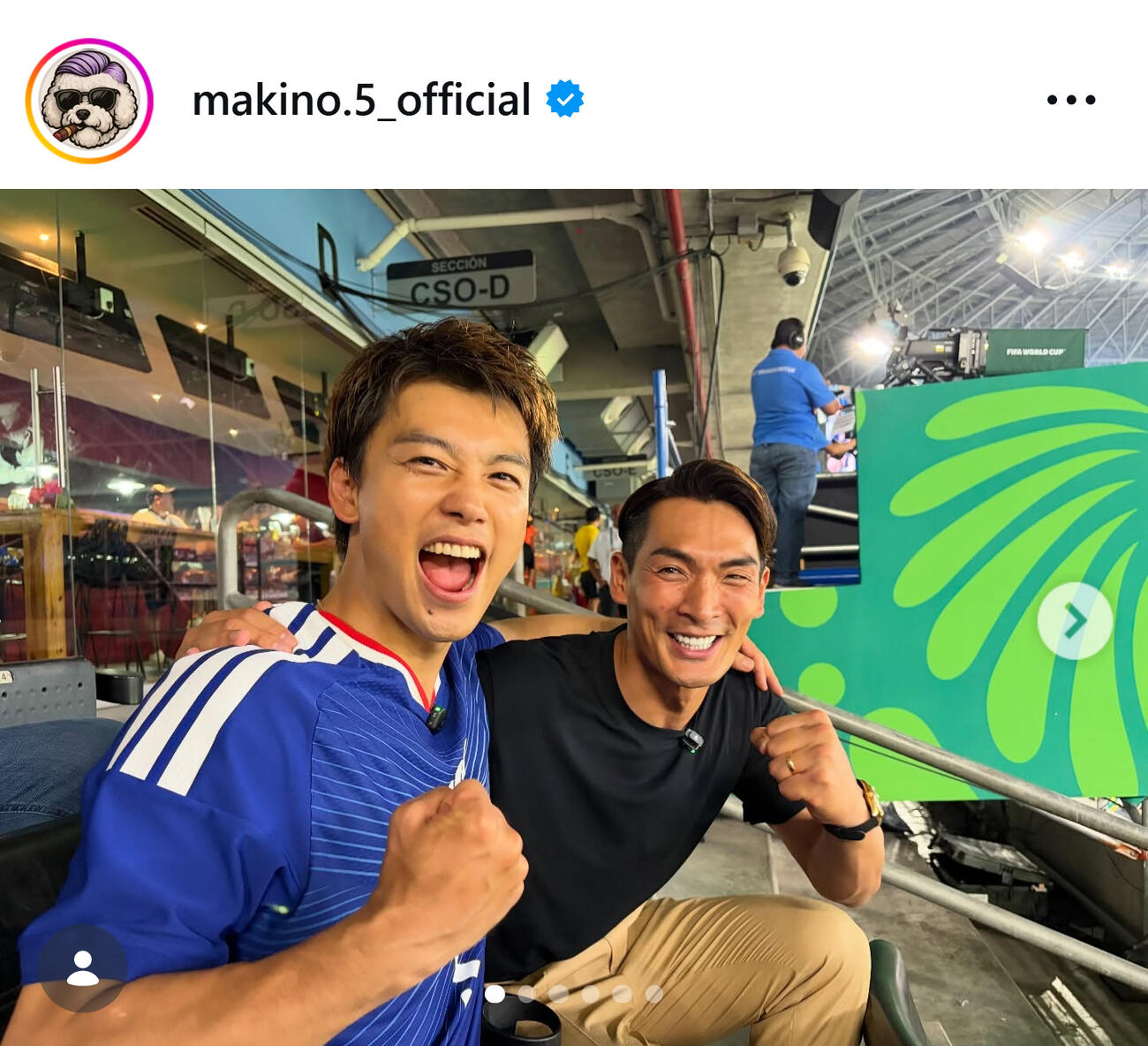 槙野智章監督のインスタグラムから