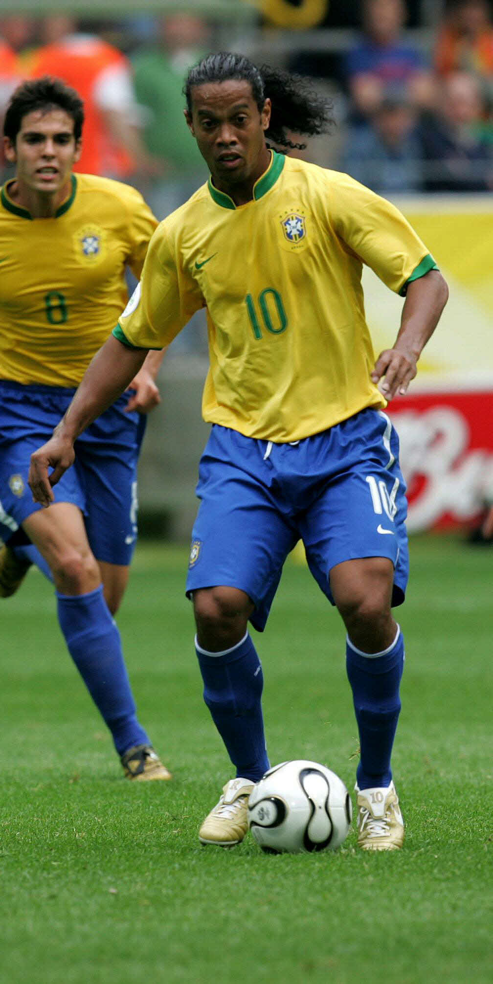 ブラジル代表時代のロナウジーニョ（2006年6月撮影）