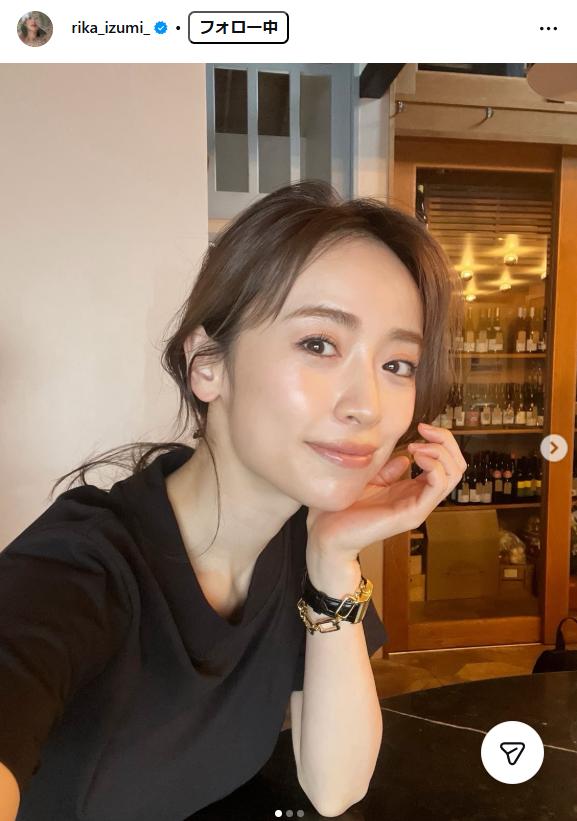 谷口彰悟の妻でモデルの泉里香の（泉里香のインスタグラムから）