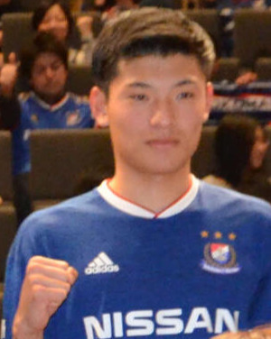 J1横浜時代の町野修斗（2018年撮影）