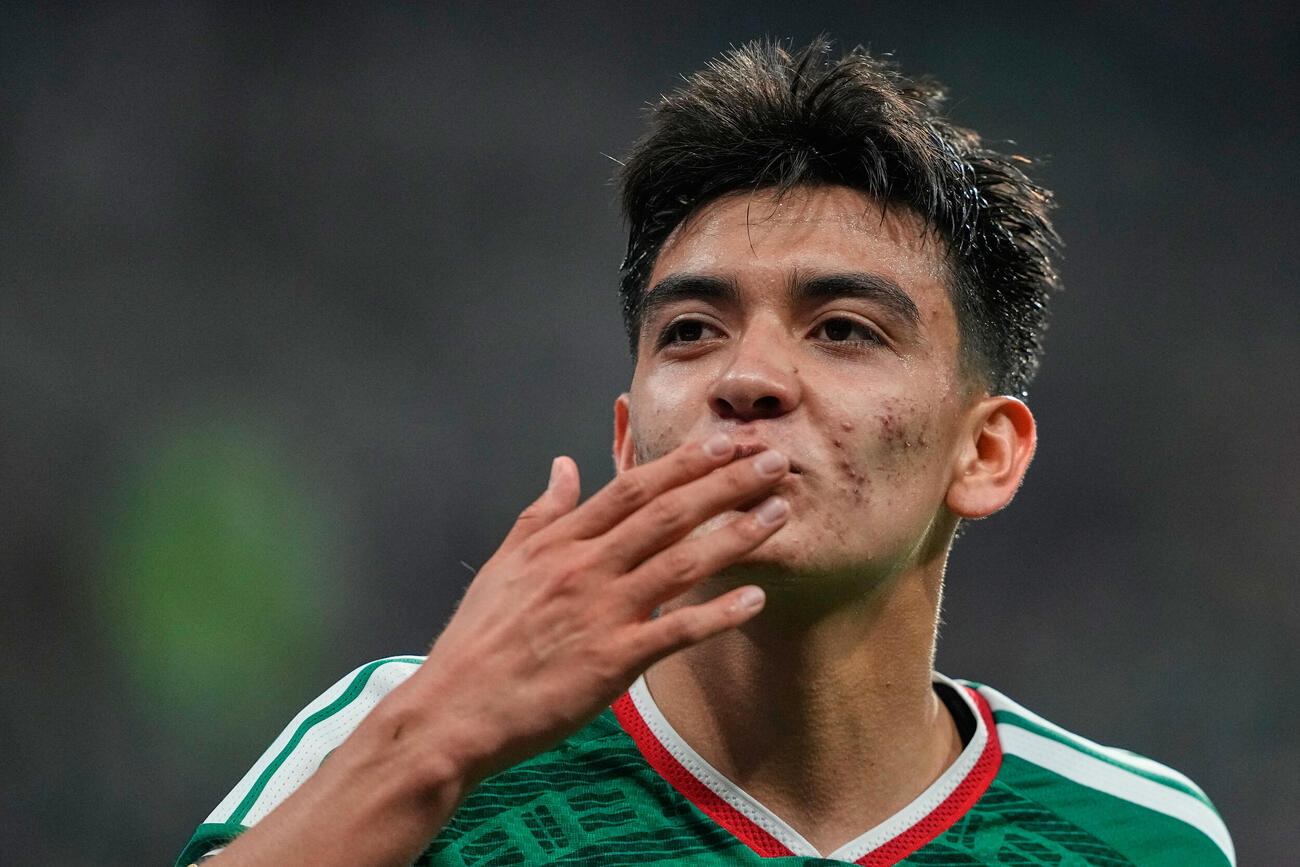 17歳のメキシコ代表MFジルベルト・モラ（AP）