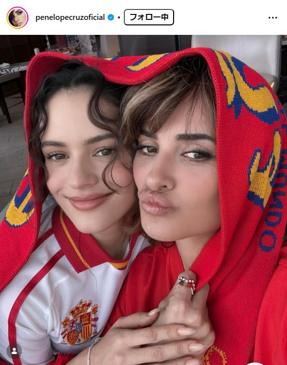 ペネロペ・クルスのインスタグラムから