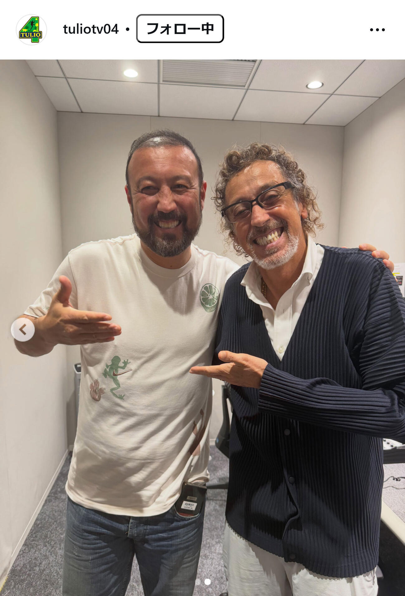 田中マルクス闘莉王のインスタグラムから