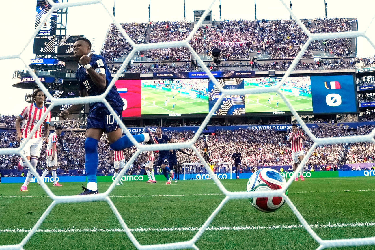 フランス代表エムバペの先制ゴール（AP）