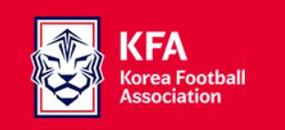 韓国の大韓サッカー協会（KFA）のエンブレム（公式サイトから）