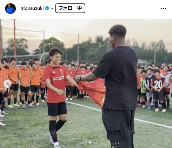 鈴木彩艶のインスタグラムから