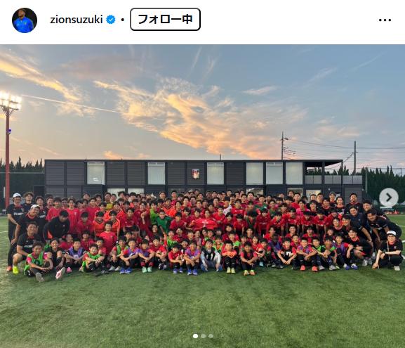 鈴木彩艶のインスタグラムから