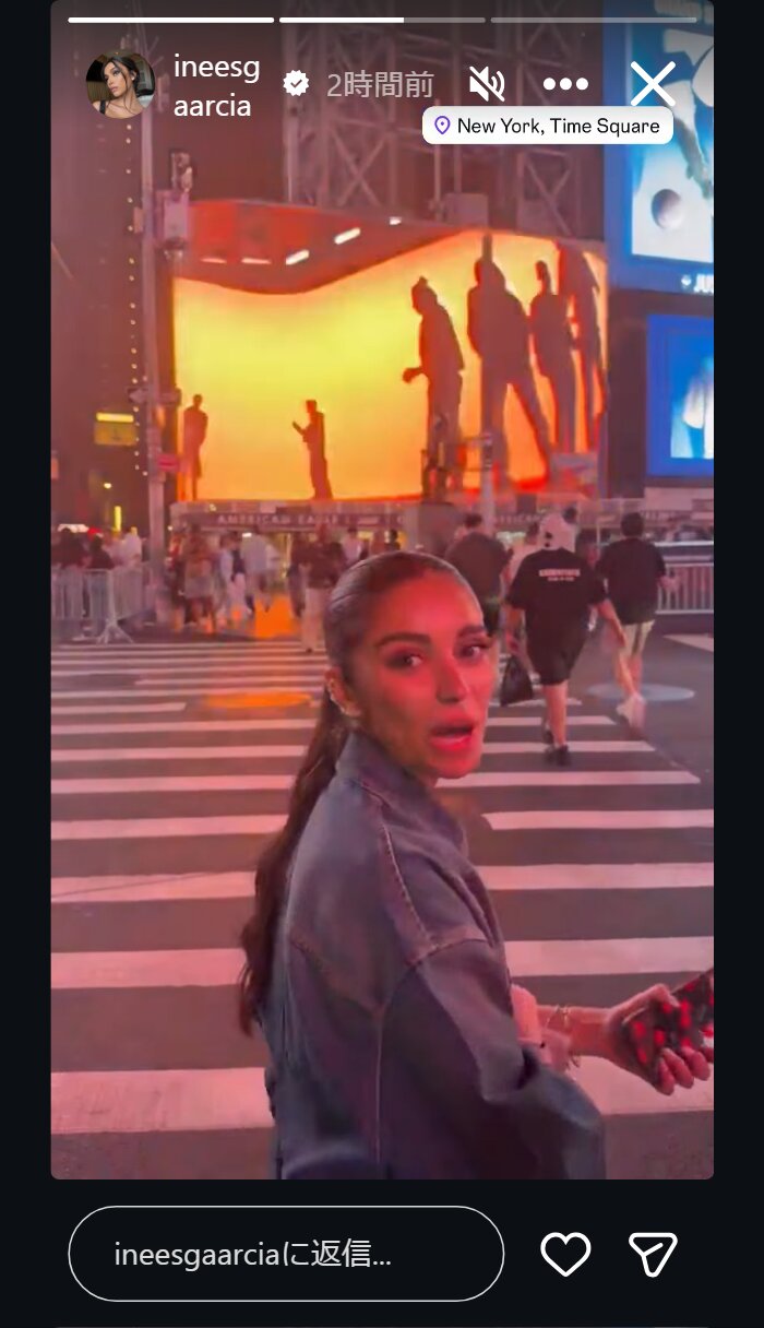 イネス・ガルシアさんのインスタグラムから