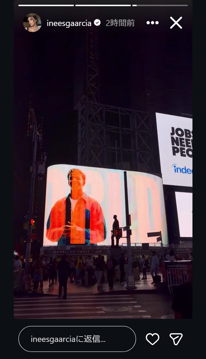 イネス・ガルシアさんのインスタグラムから