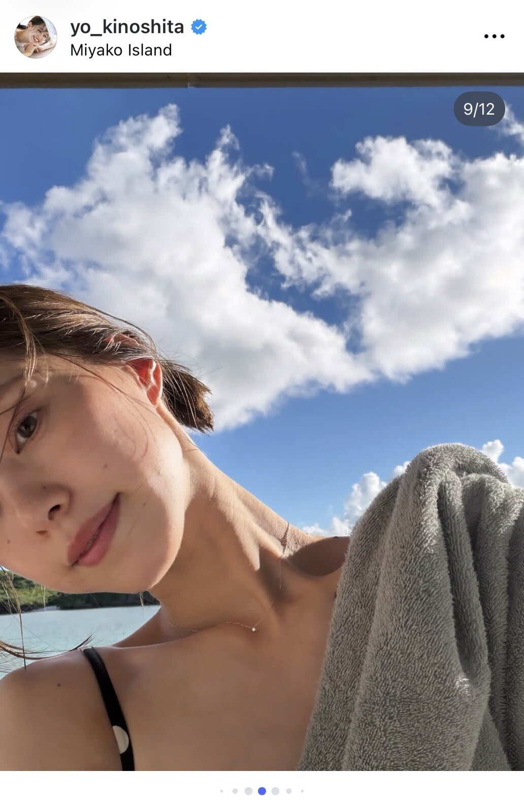 インスタグラムで水着姿をチラ見せした木下桜