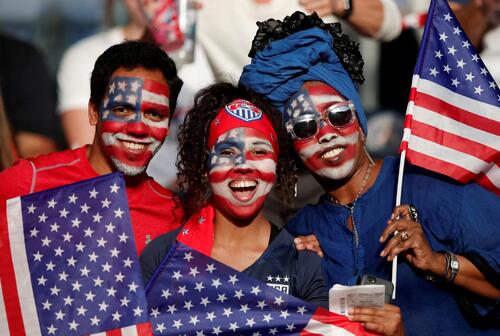 アメリカ代表サポーター（ロイター）