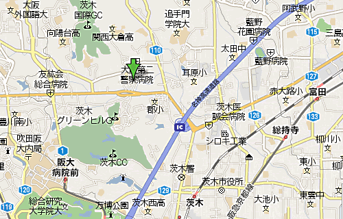 アパ・アップルガーデン＜茨木＞周辺地図
