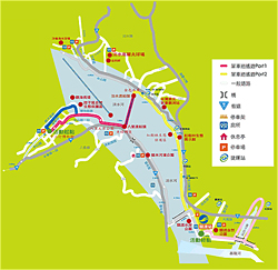 淡水河岸コース