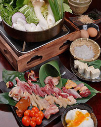 名物 近江軍鶏（しゃも）のすき焼き