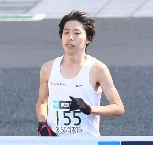 昨年の東京マラソンに出場した設楽悠太