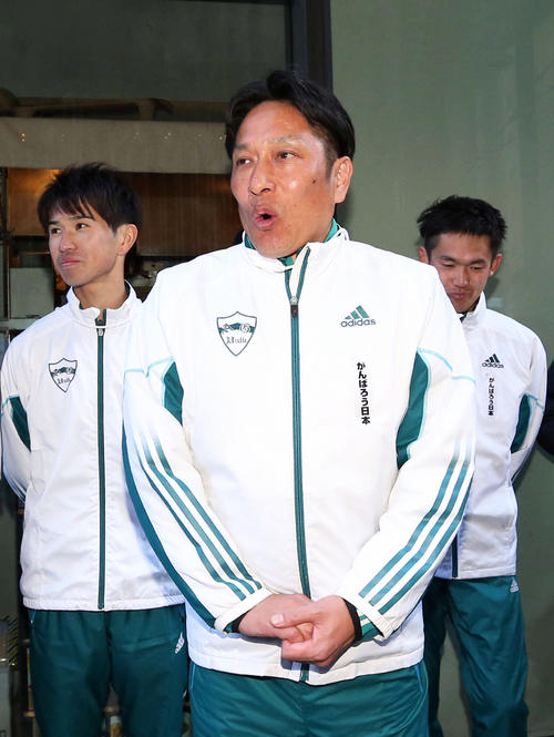 青学大の原晋監督（2019年1月3日撮影）