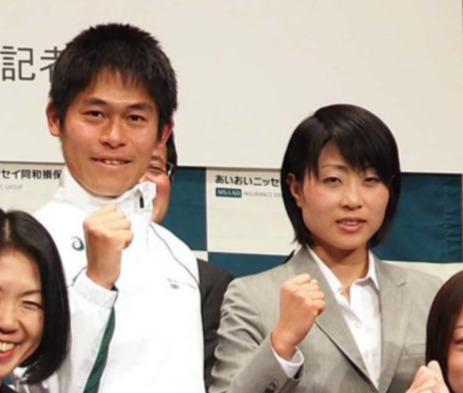 川内優輝と水口侑子さん