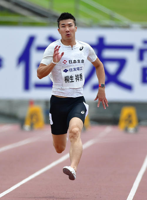 桐生祥秀（2019年6月2日撮影・清水貴仁）
