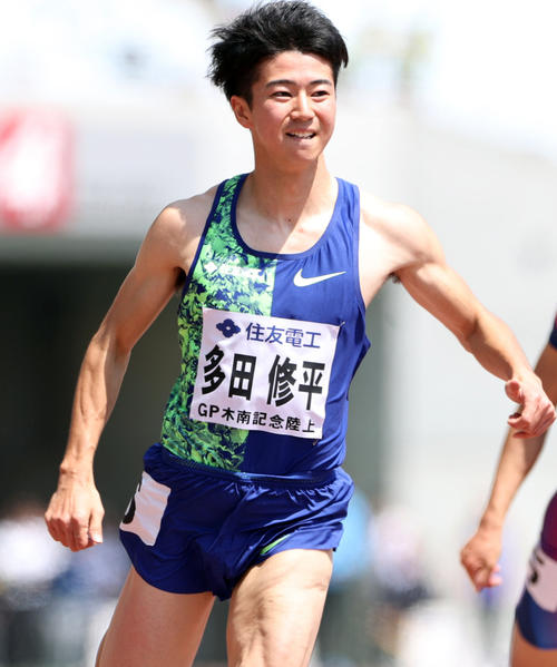 10秒30で決勝に進んだ多田（撮影・前田充）