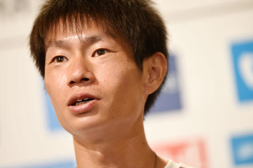 MGCから一夜明け、自身の走りを振り返る中村（撮影・横山健太）