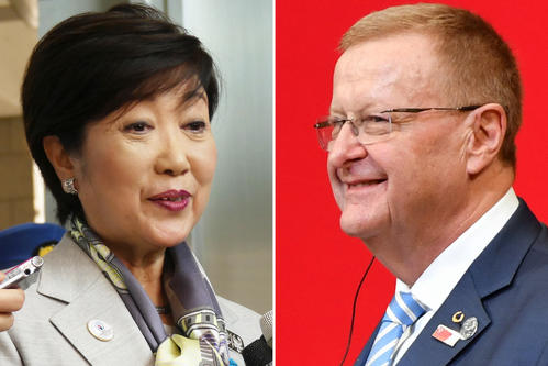 小池都知事とIOCコーツ副会長