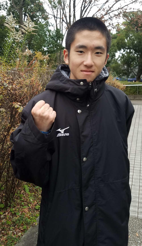 1区で区間4位とチームをけん引した北海道栄・小野（撮影・浅水友輝）