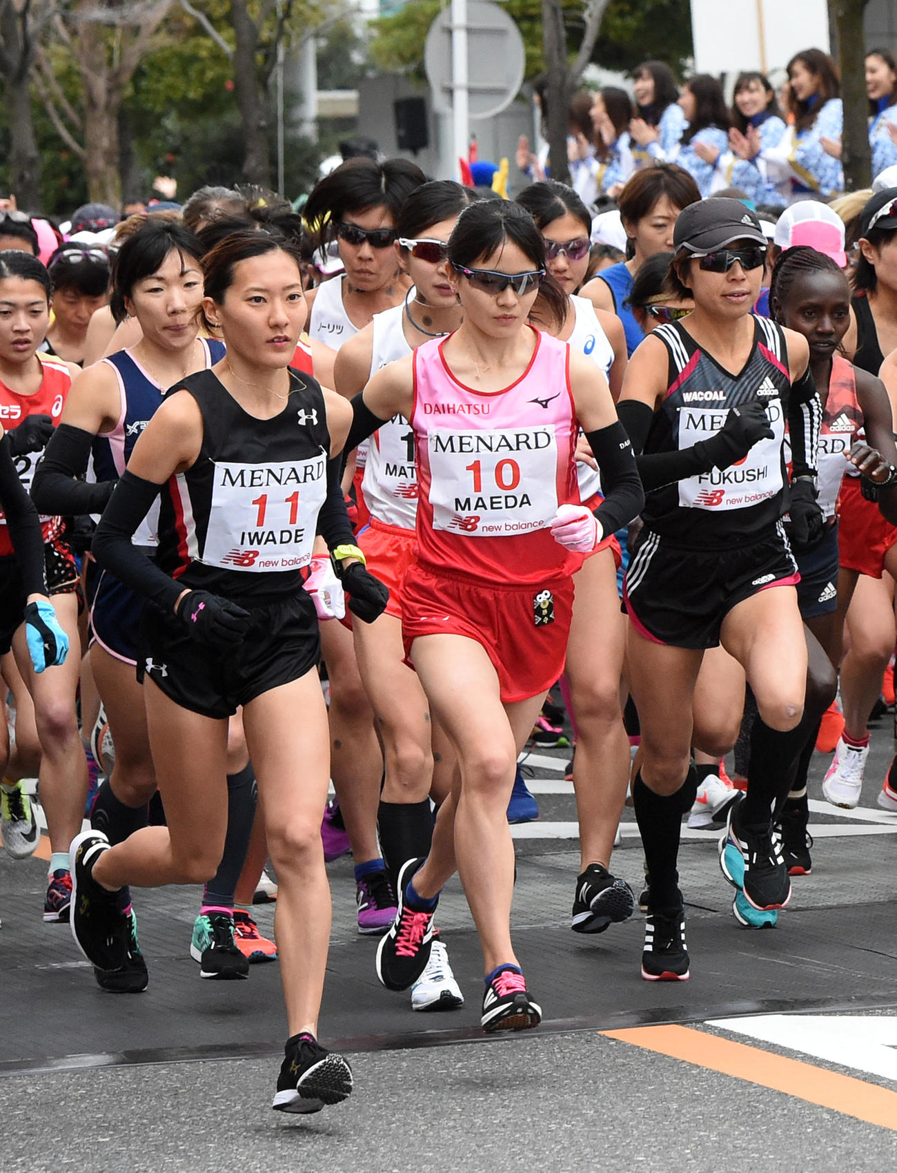 2019年の名古屋ウィメンズマラソンでスタートするランナー