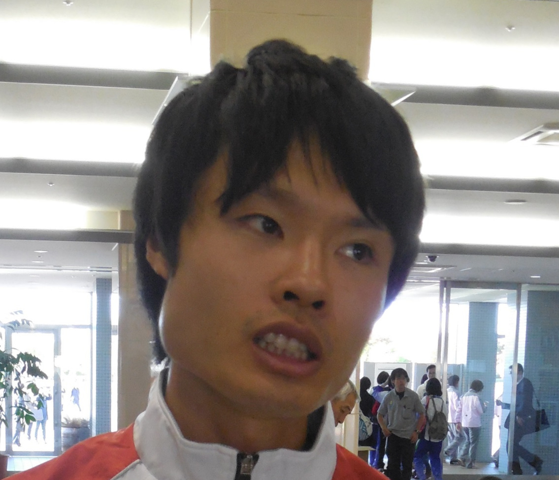 柏原竜二氏（2014年11月3日撮影）