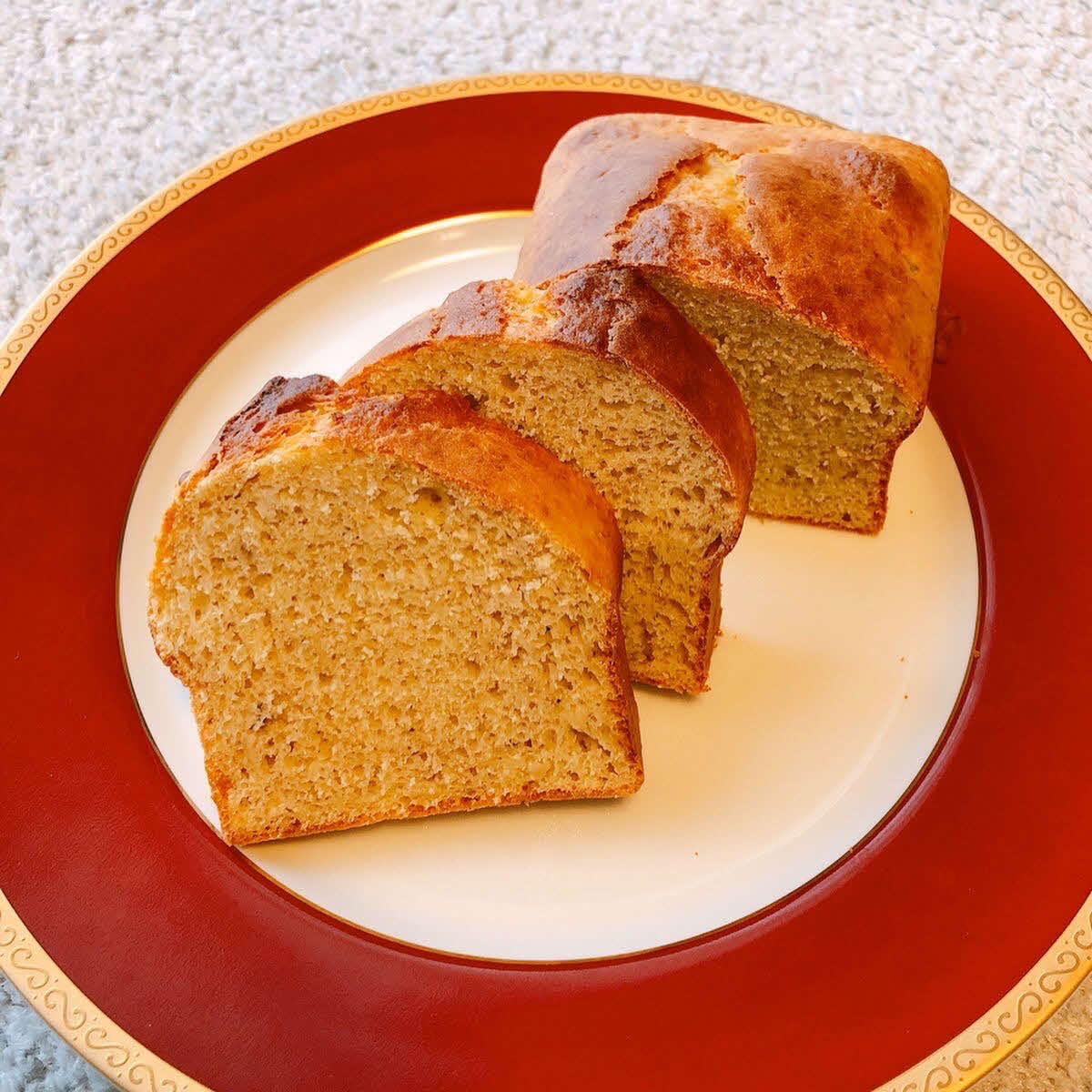土井が作ったパウンドケーキ（本人提供）