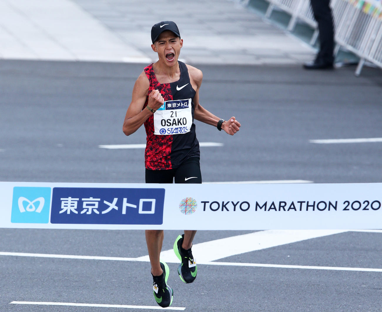 3月1日、東京マラソンを制した大迫傑