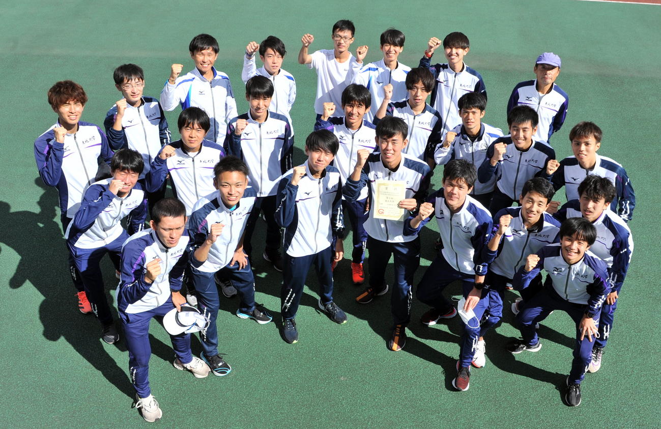 東北大メンバーは2年ぶり14度目の全国出場に燃える（撮影・佐々木雄高）