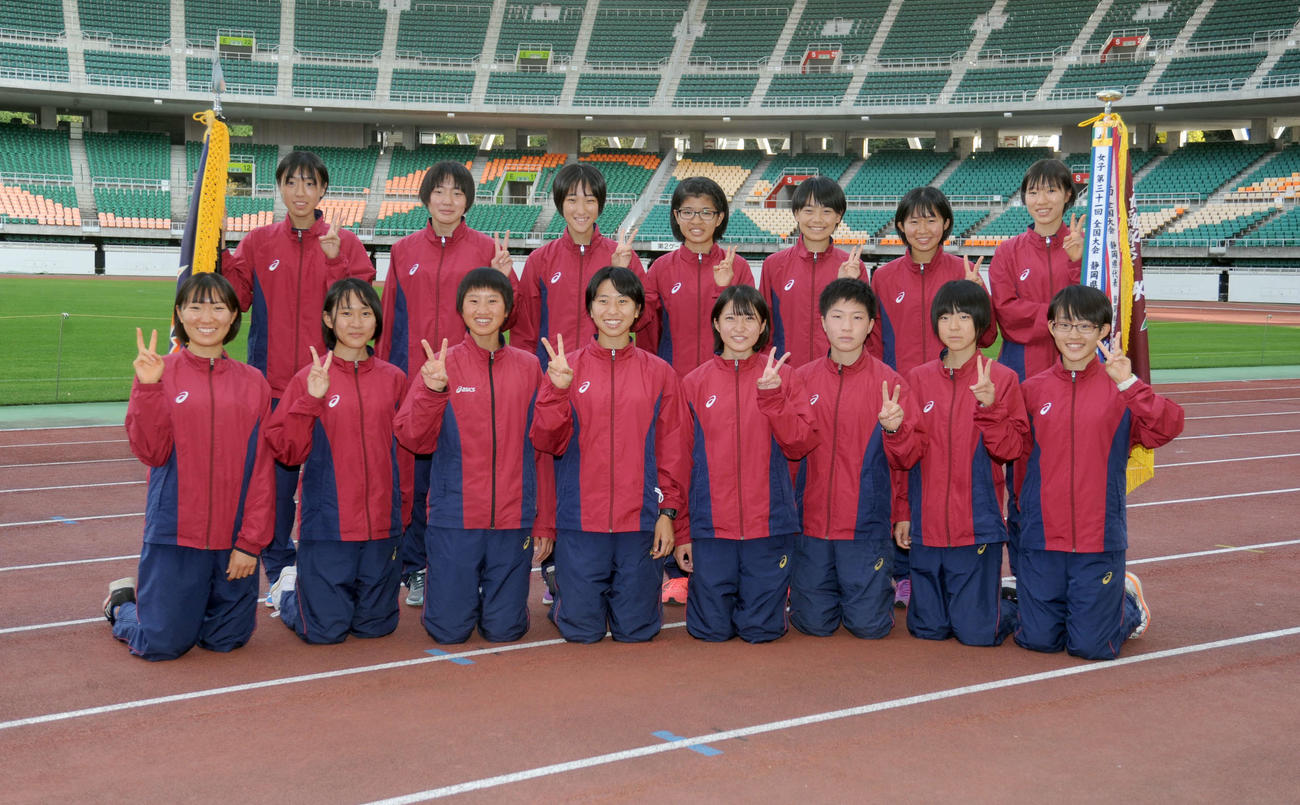 2連覇を飾った常葉大菊川の選手たち