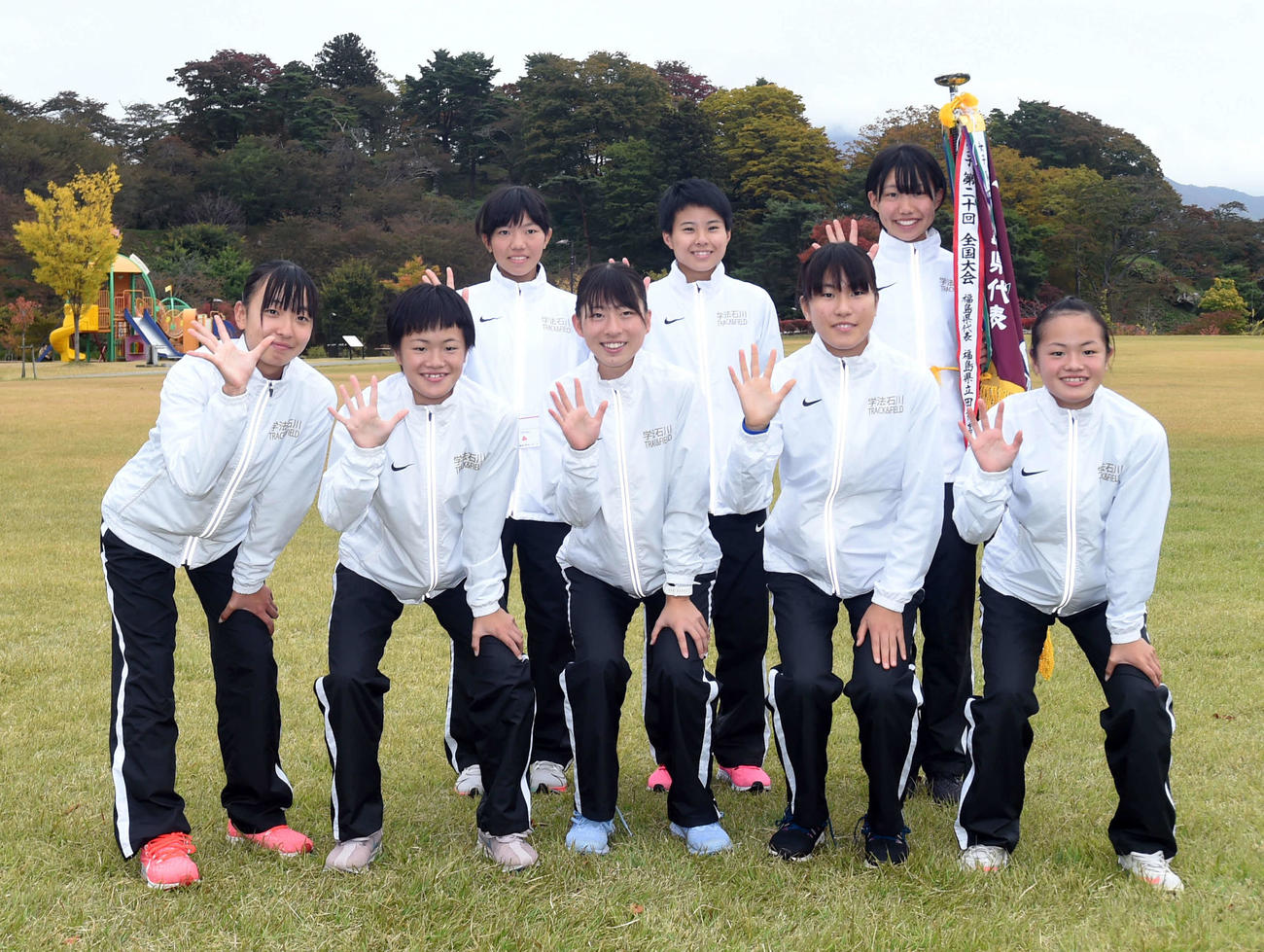 全国入賞を狙う学法石川の女子選手たち