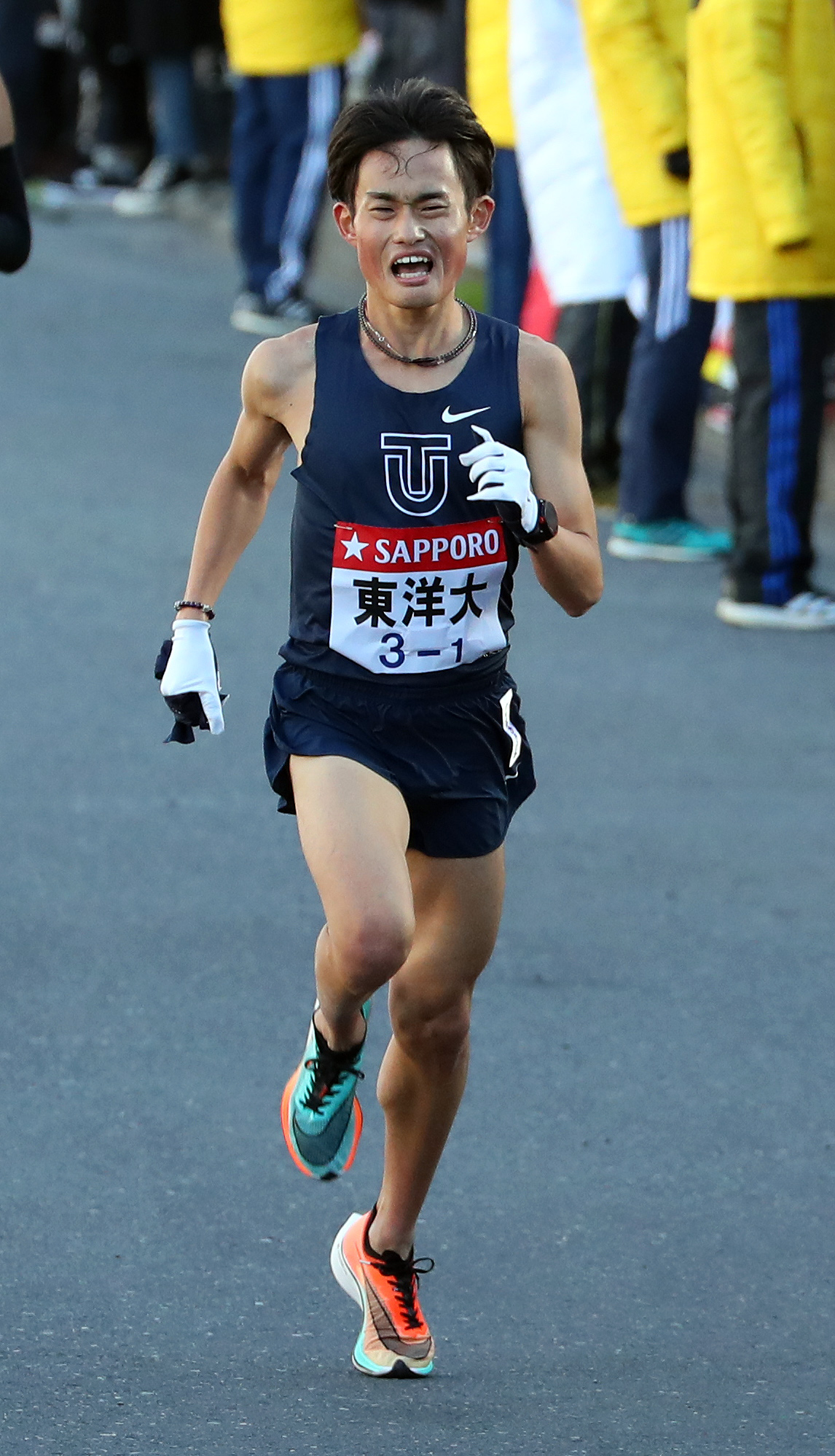 東洋大の西山和弥（2020年1月2日撮影）