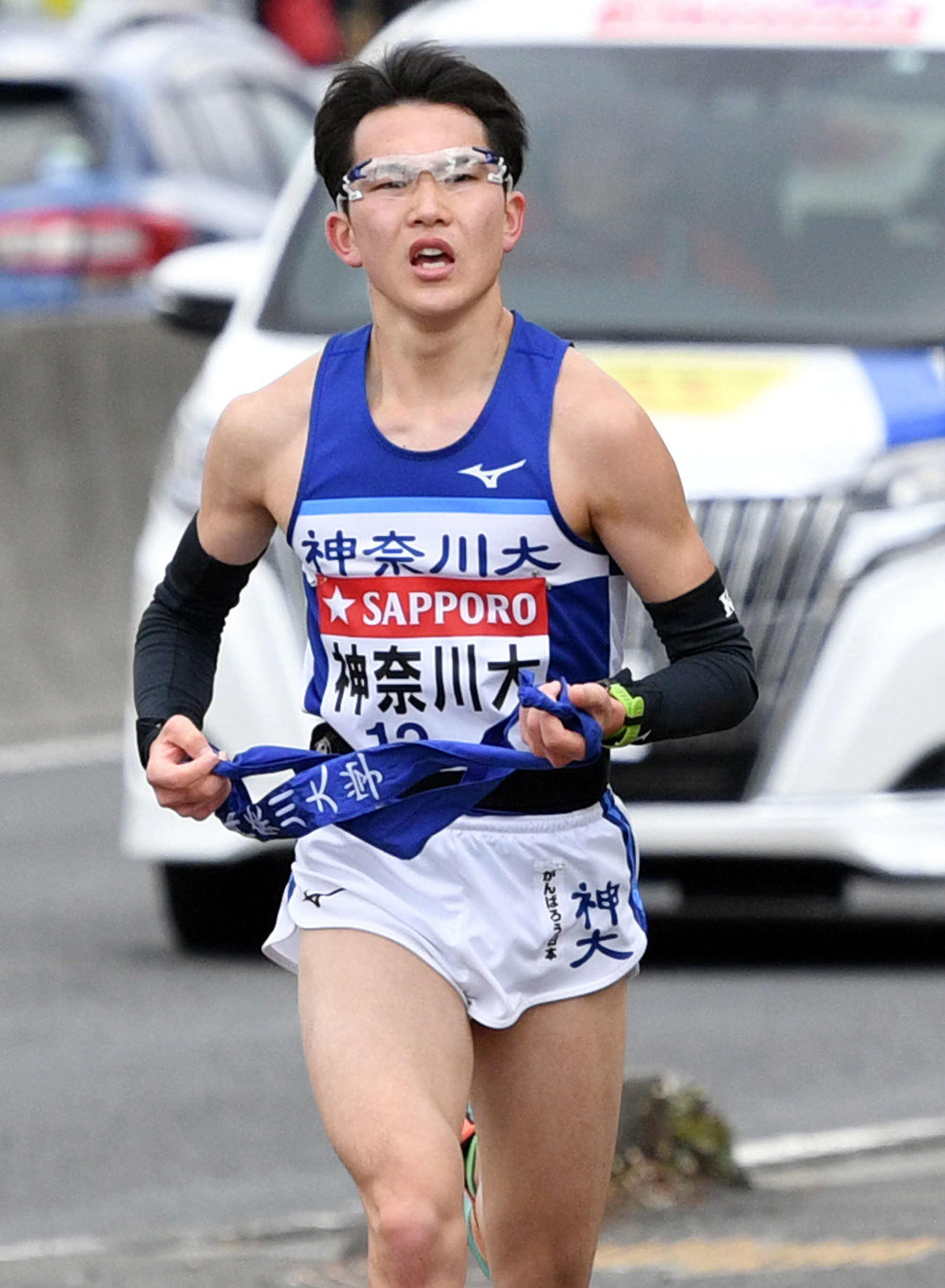 神奈川大・北崎拓矢（2020年1月2日撮影）