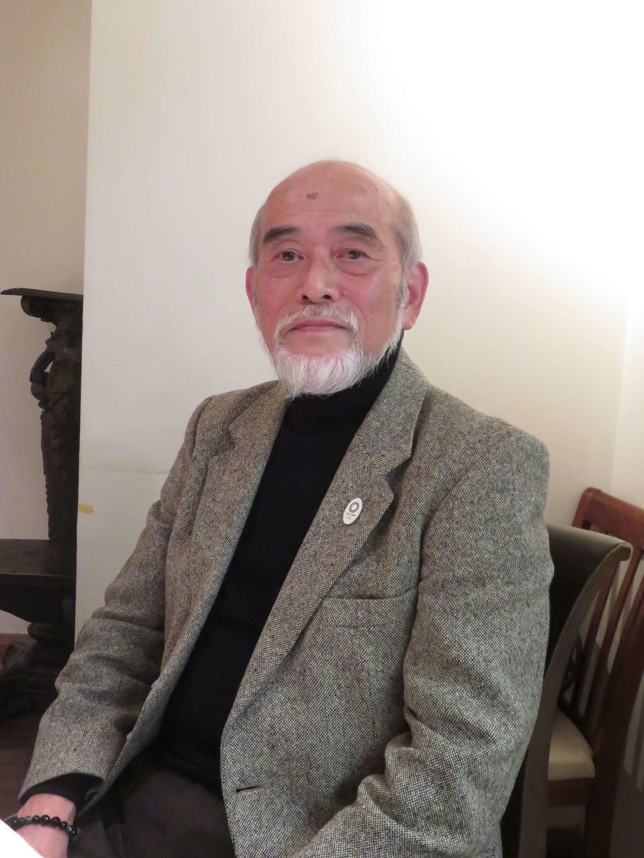 「箱根駅伝」中継の元日本テレビプロデューサー坂田信久氏（撮影・上田悠太）