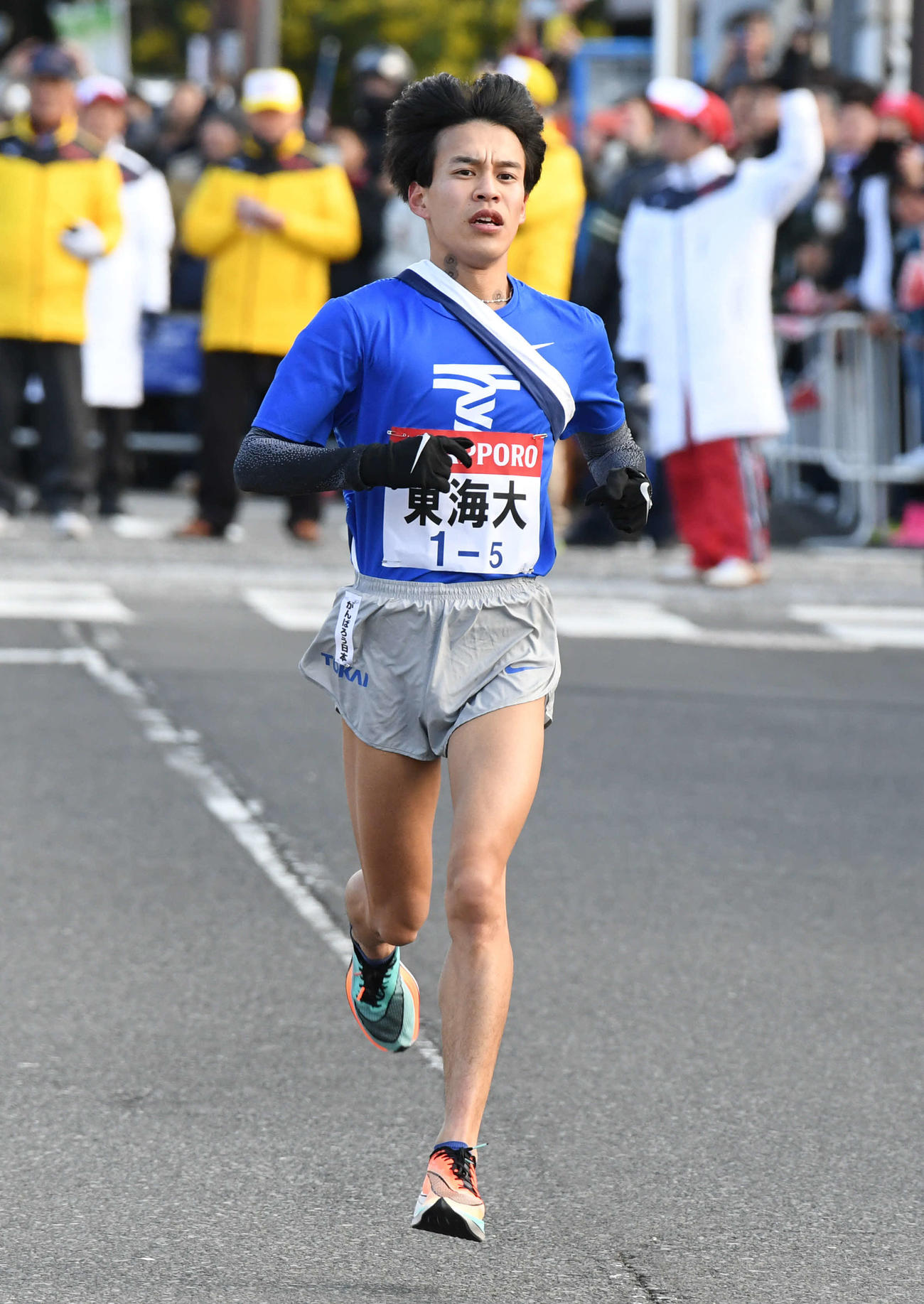東海大・西田壮志（2020年1月2日撮影）
