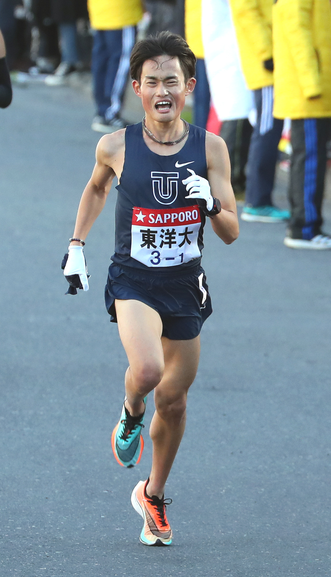 東洋大・西山和弥（20年1月2日撮影）