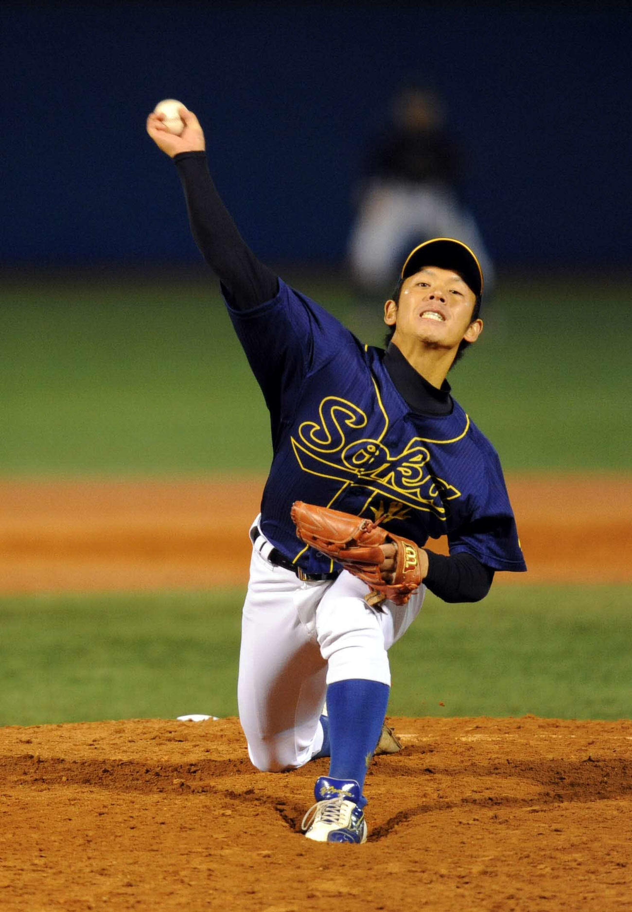 創価大時代のヤクルト・小川泰弘（2011年11月25日撮影）