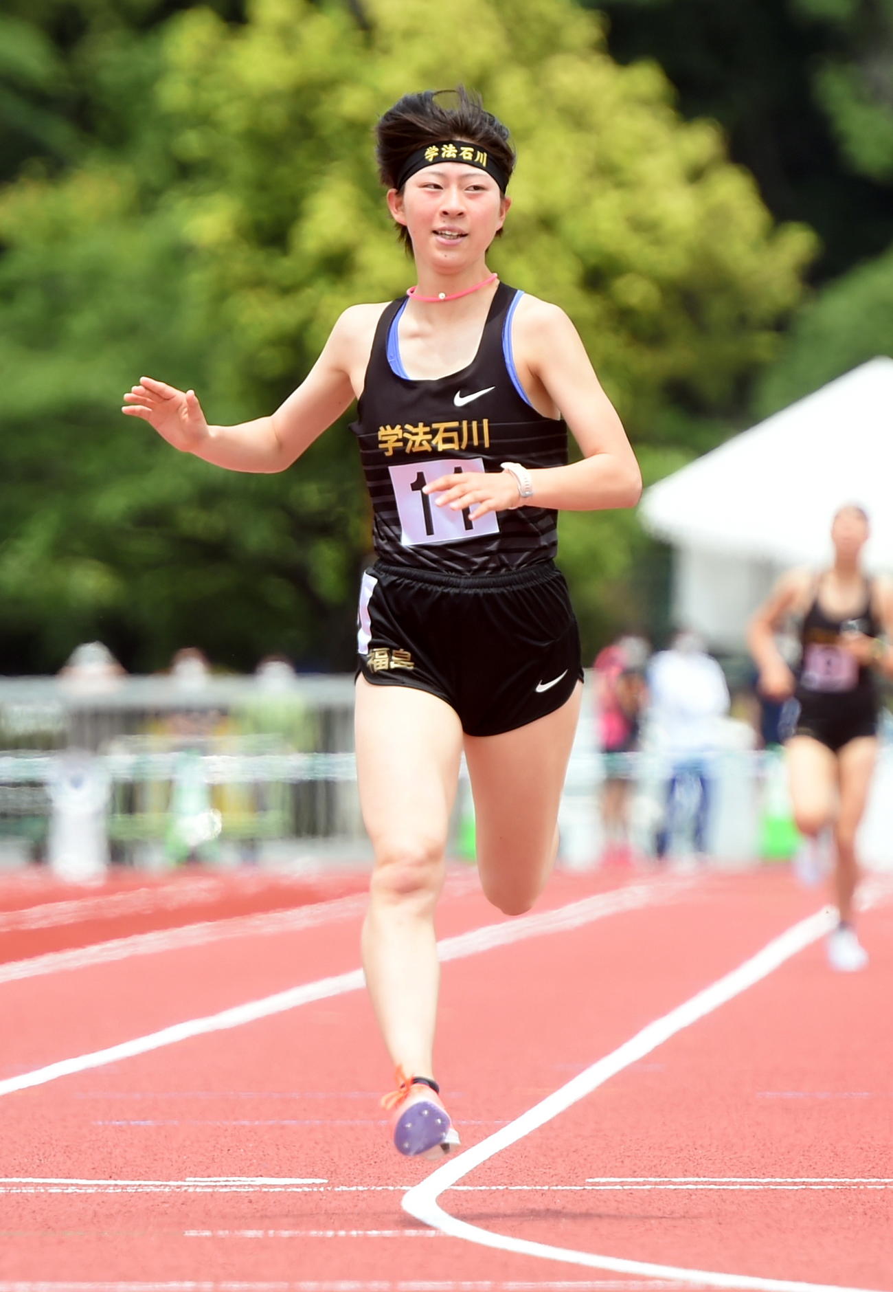 福島県高校総体・女子1500メートルで大会記録を塗り替え優勝した学法石川・大河原