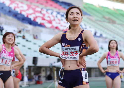 陸上木村文子 予想通りだ 日本新寺田称える 自身は日本選手権に向け充実 陸上写真ニュース 日刊スポーツ