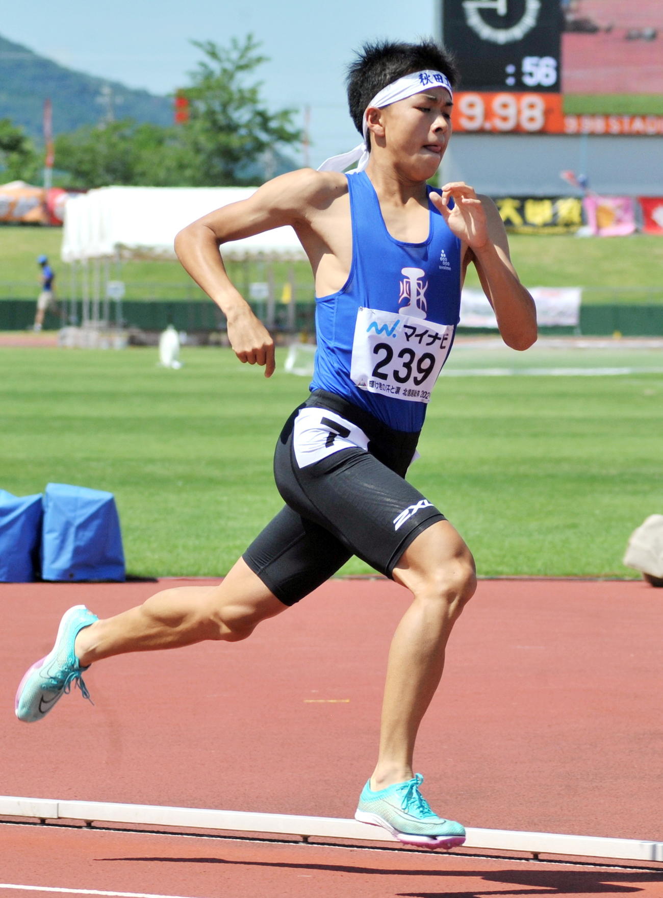 男子800メートル決勝　大野は残り1周、最後尾から追い上げて4位入賞を決める