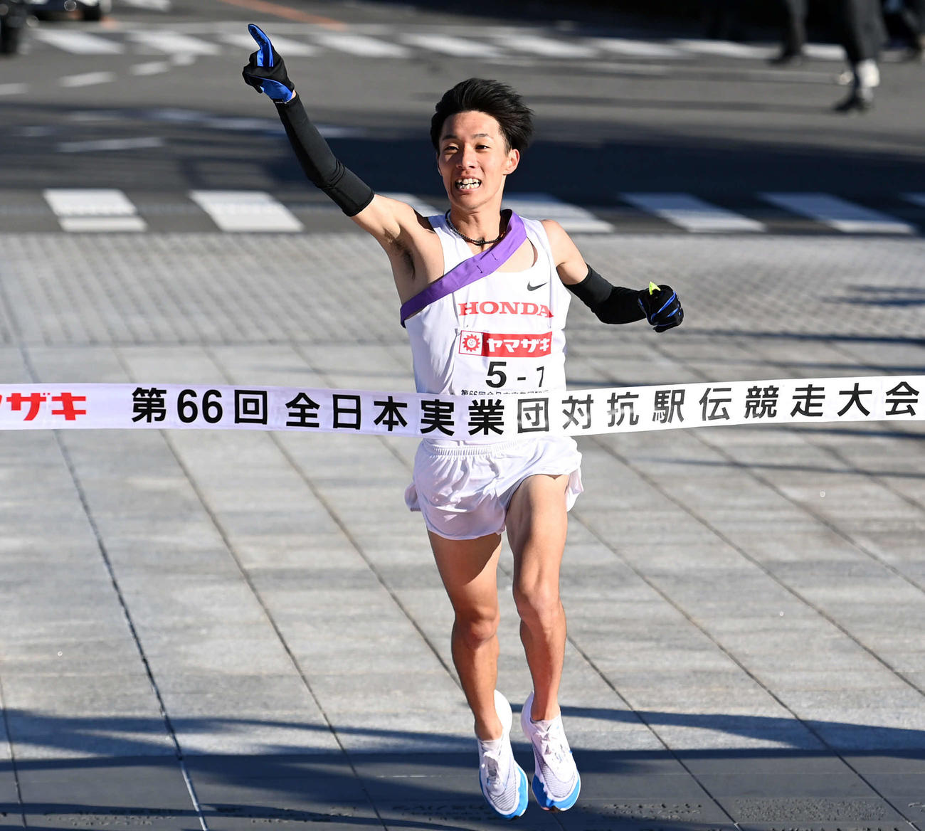 ホンダの土方英和（22年1月1日撮影）